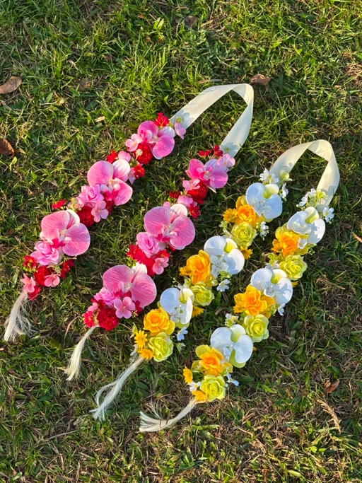 Missy Artificial Flower Sash