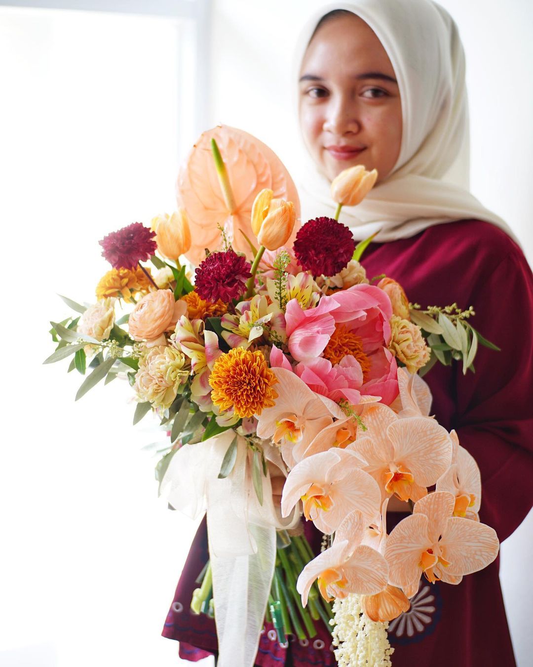 Zalina Cascade Wedding Bouquet