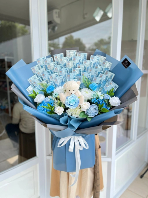 Image of Emily Artificial Money Bouquet