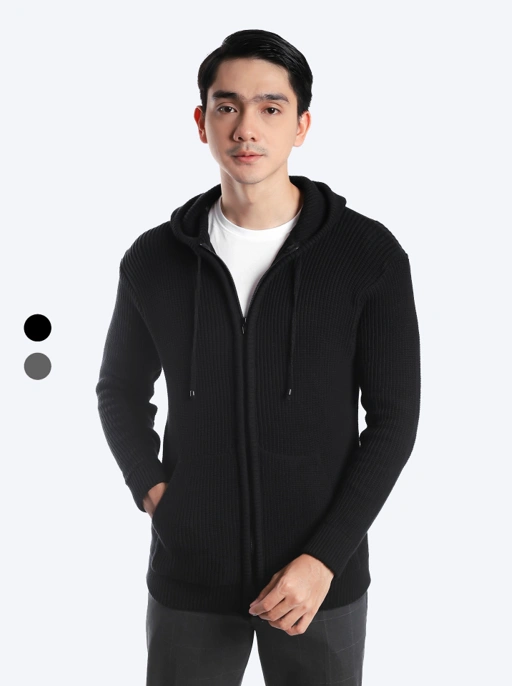 Image of Hoodie Full Zip Knitwear
