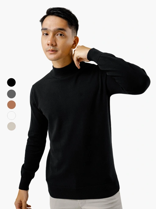 Image of Mock Turtleneck Knitwear
