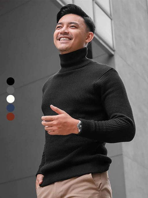 Image of Cord Turtleneck Knitwear