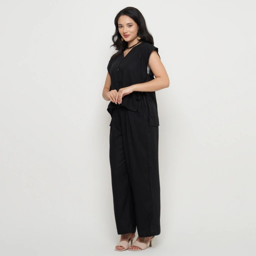 KEBAYA LINEN IKAT HITAM