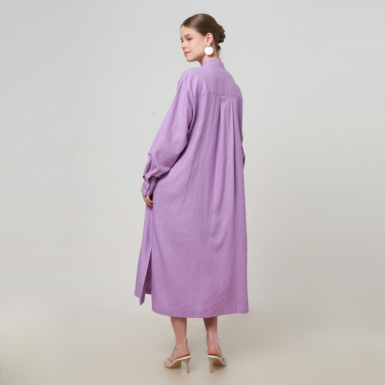 RAYA DRESS SHIRT PURPLE