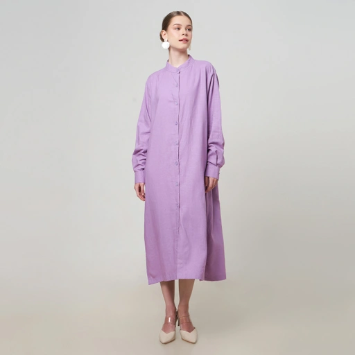 RAYA DRESS SHIRT PURPLE