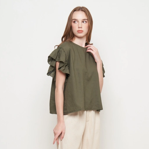 Image of KELANA RUFFLE TOP