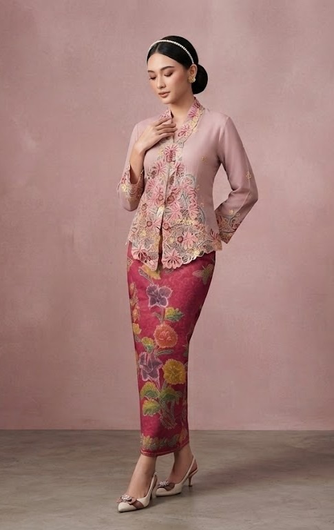 ZAALI - Kebaya Orchid Embroidery