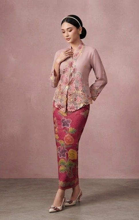 ZAALI - Kebaya Orchid Embroidery