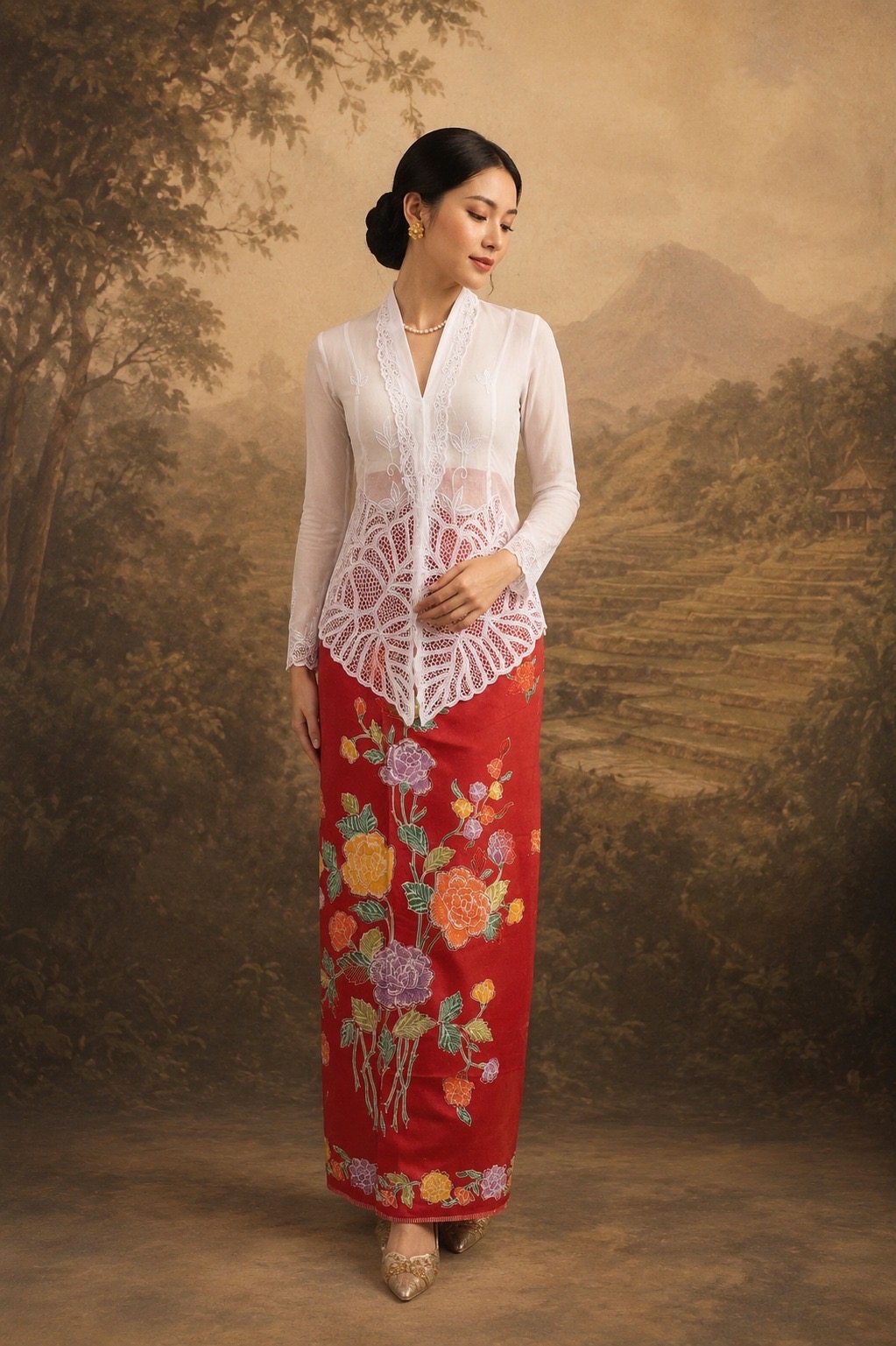 ZAALI - Kebaya Akar Embroidery