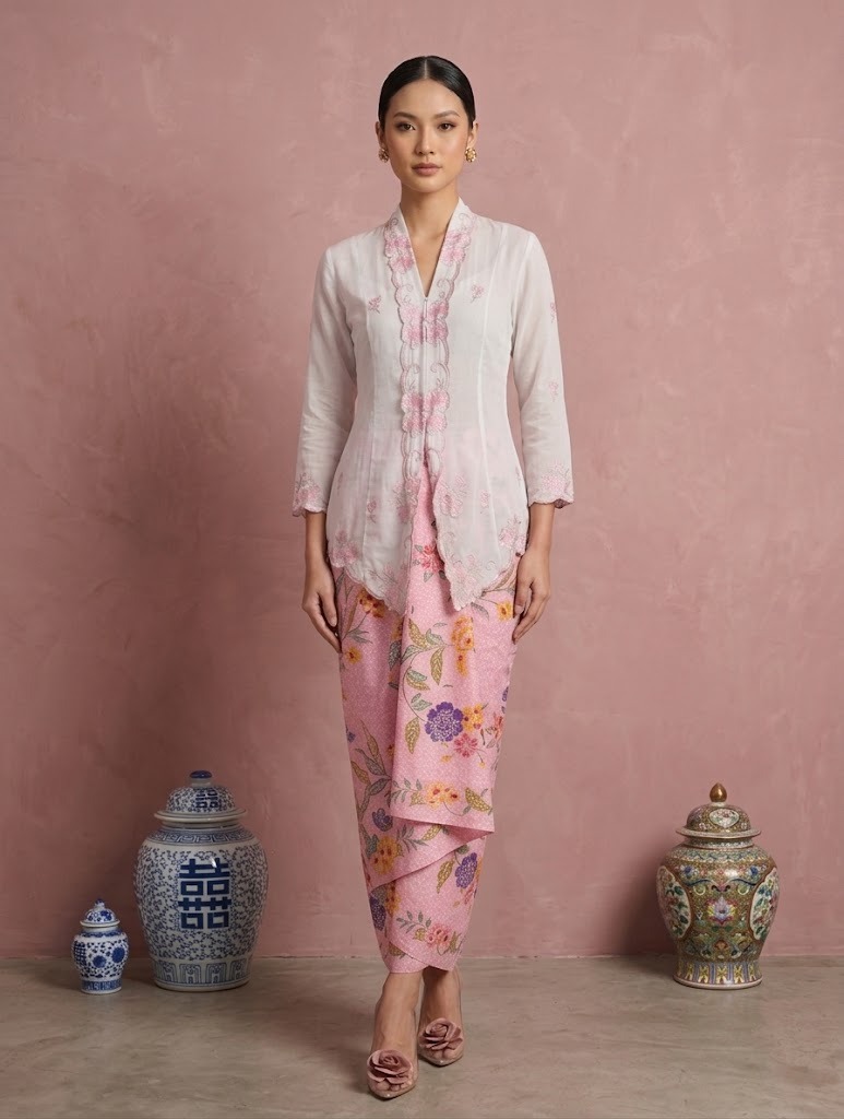 ZAALI - Kebaya Moisa Hibiscus