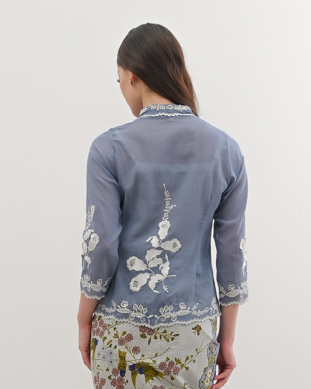 ZAALI - Kebaya Dara Calla Lilly Tutupan