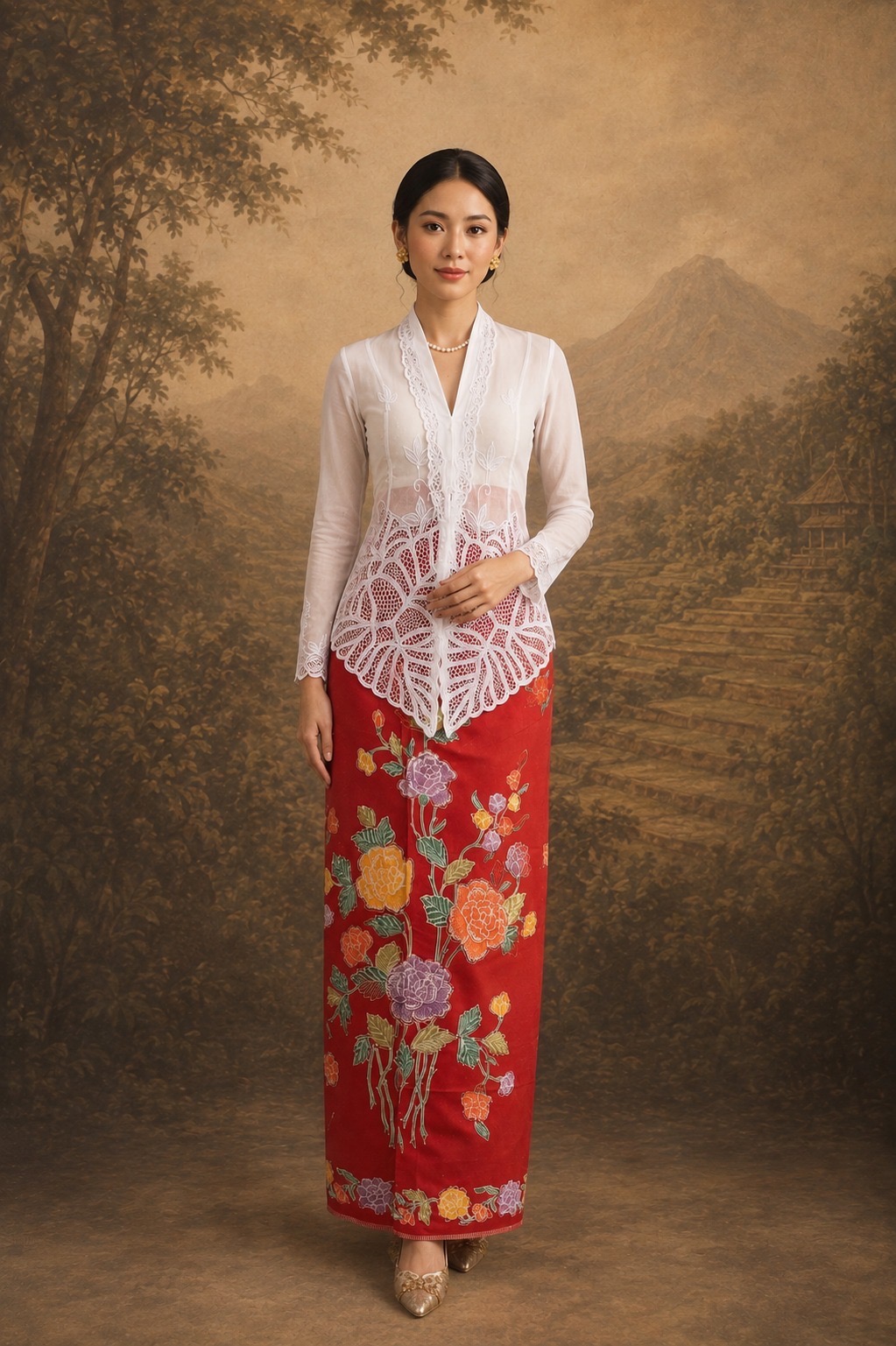 ZAALI - Kebaya Akar Embroidery