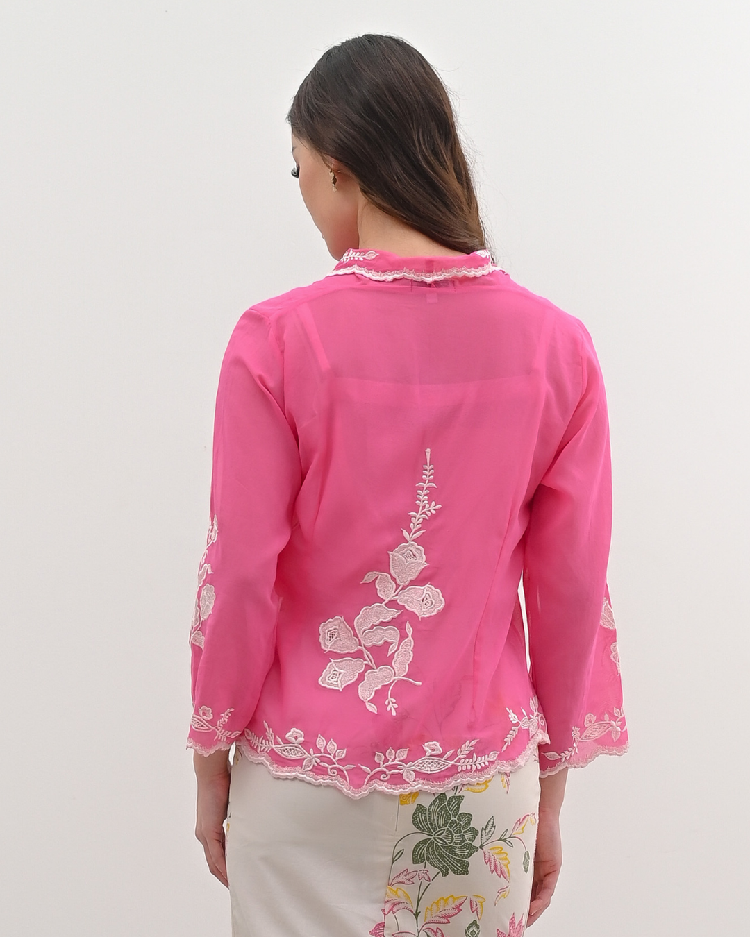 ZAALI - Kebaya Dara Calla Lilly Tutupan