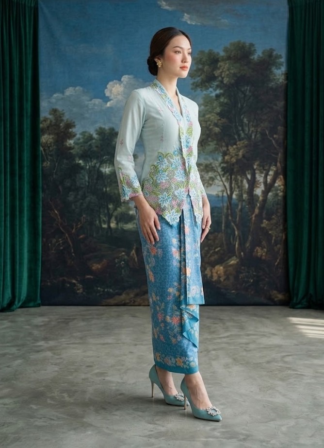ZAALI - Kebaya Orchid Embroidery