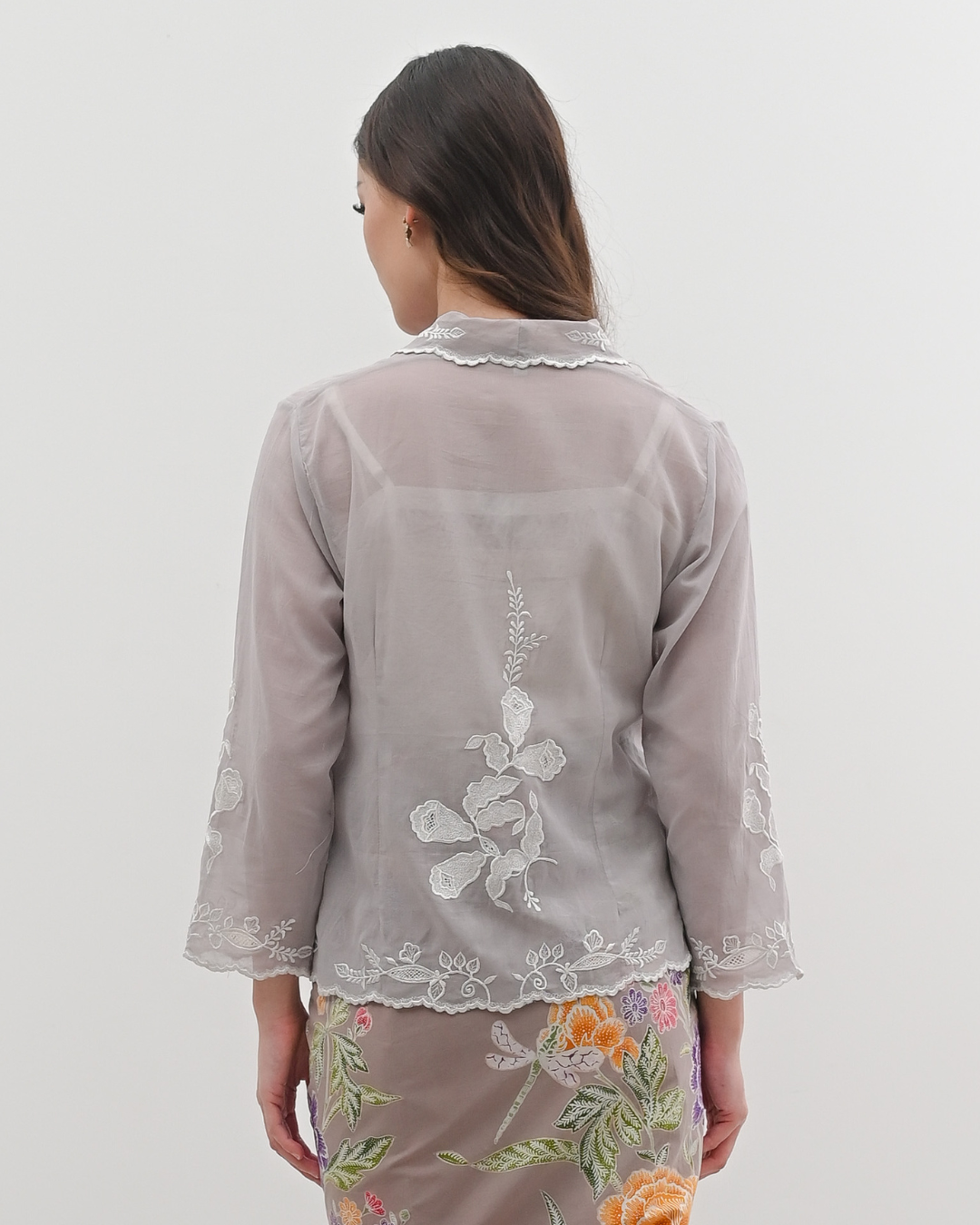 ZAALI - Kebaya Dara Calla Lilly Tutupan