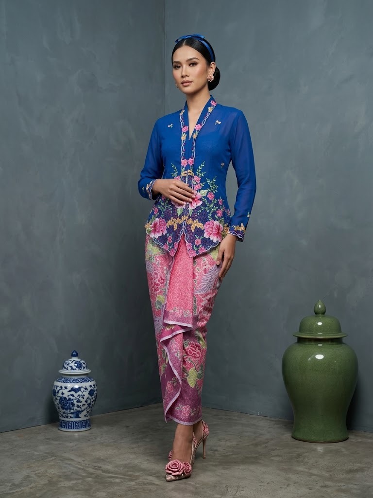 ZAALI - Kebaya Peony Embroidery