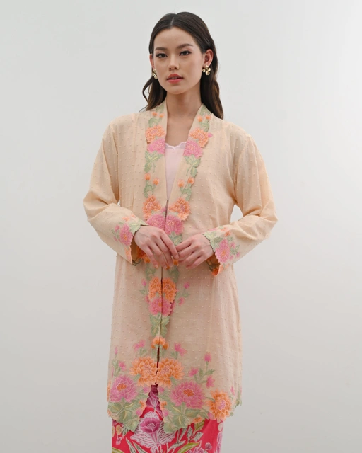 Image of Zaali Long Kebaya Seruni Embroidery