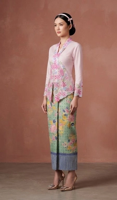 ZAALI - Kebaya Orchid Embroidery