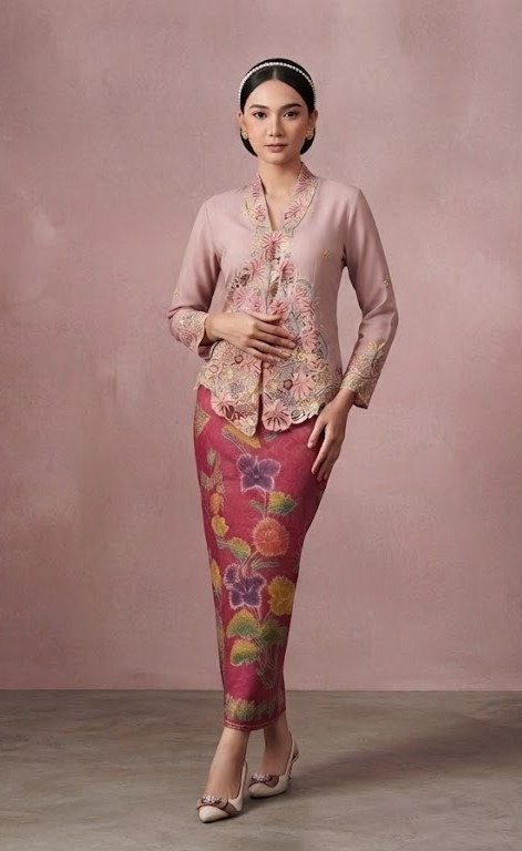 ZAALI - Kebaya Orchid Embroidery