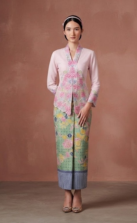 ZAALI - Kebaya Orchid Embroidery