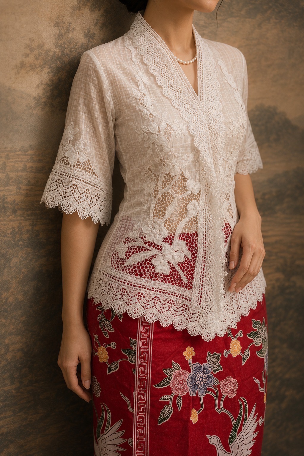 ZAALI - Kebaya Savine Orchid Lace