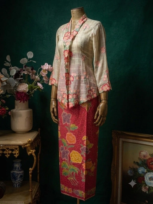 ZAALI - Kebaya Vintage Little Orchid