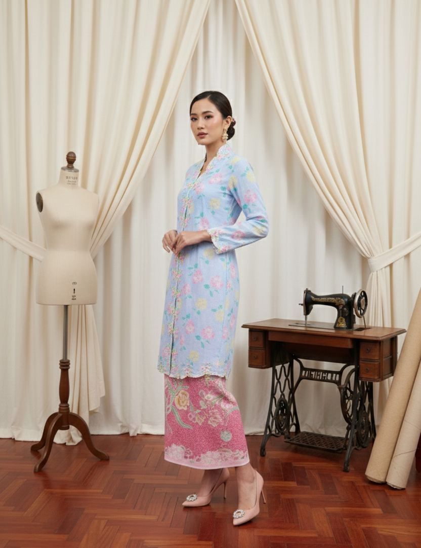 Long Kebaya Geranium