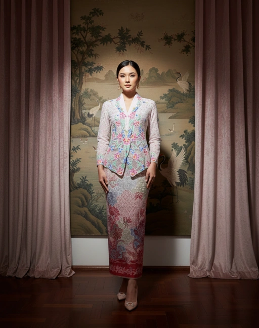 Image of ZAALI - Kebaya Little Rose Flowery