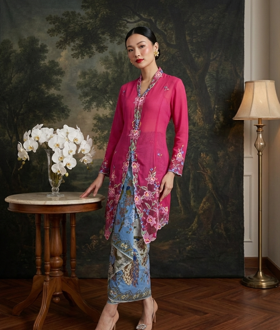 Long Kebaya Little Rose
