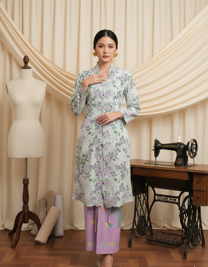 Long Kebaya Geranium