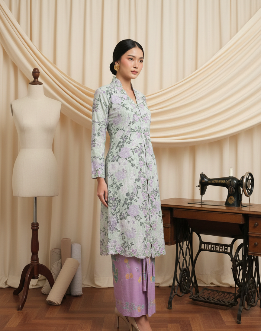 Long Kebaya Geranium