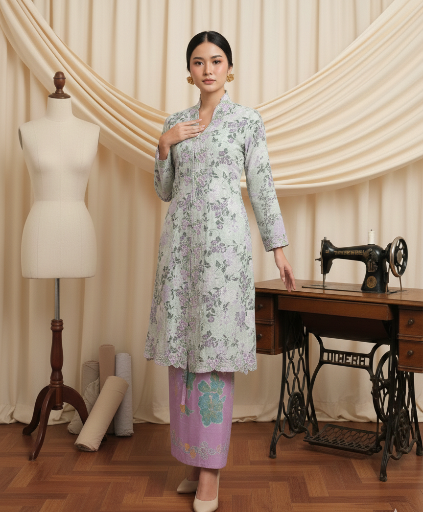Long Kebaya Geranium