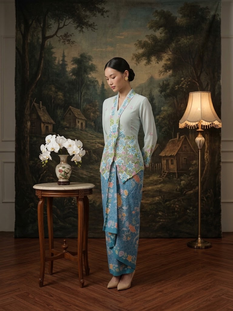 ZAALI - Kebaya Orchid Embroidery