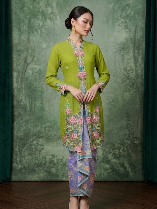 Long Kebaya Little Rose