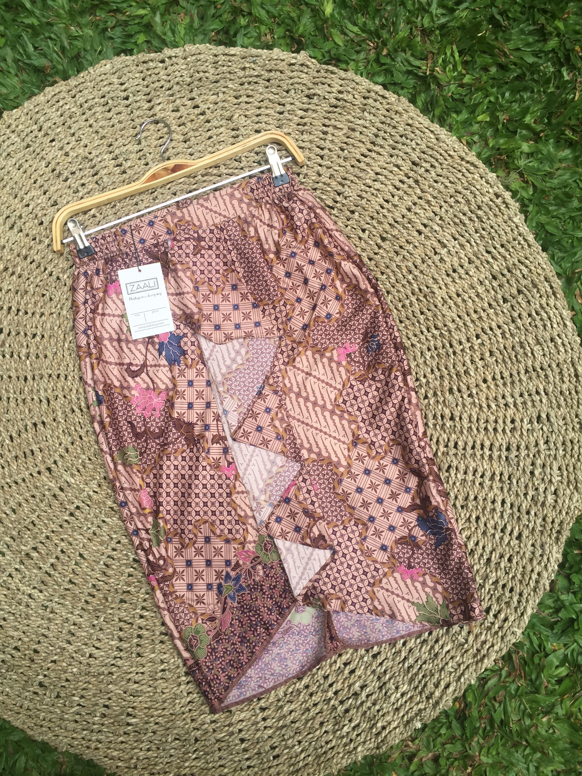 ZAALI - Batik Midi Skirt 