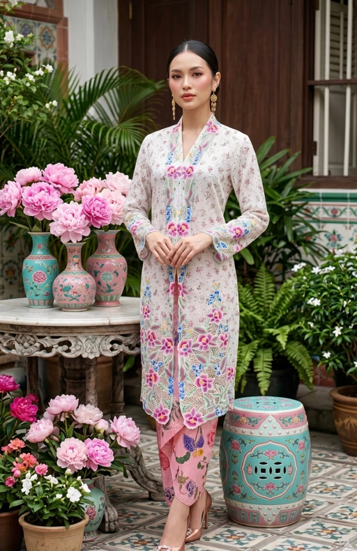 Long Kebaya Little Rose