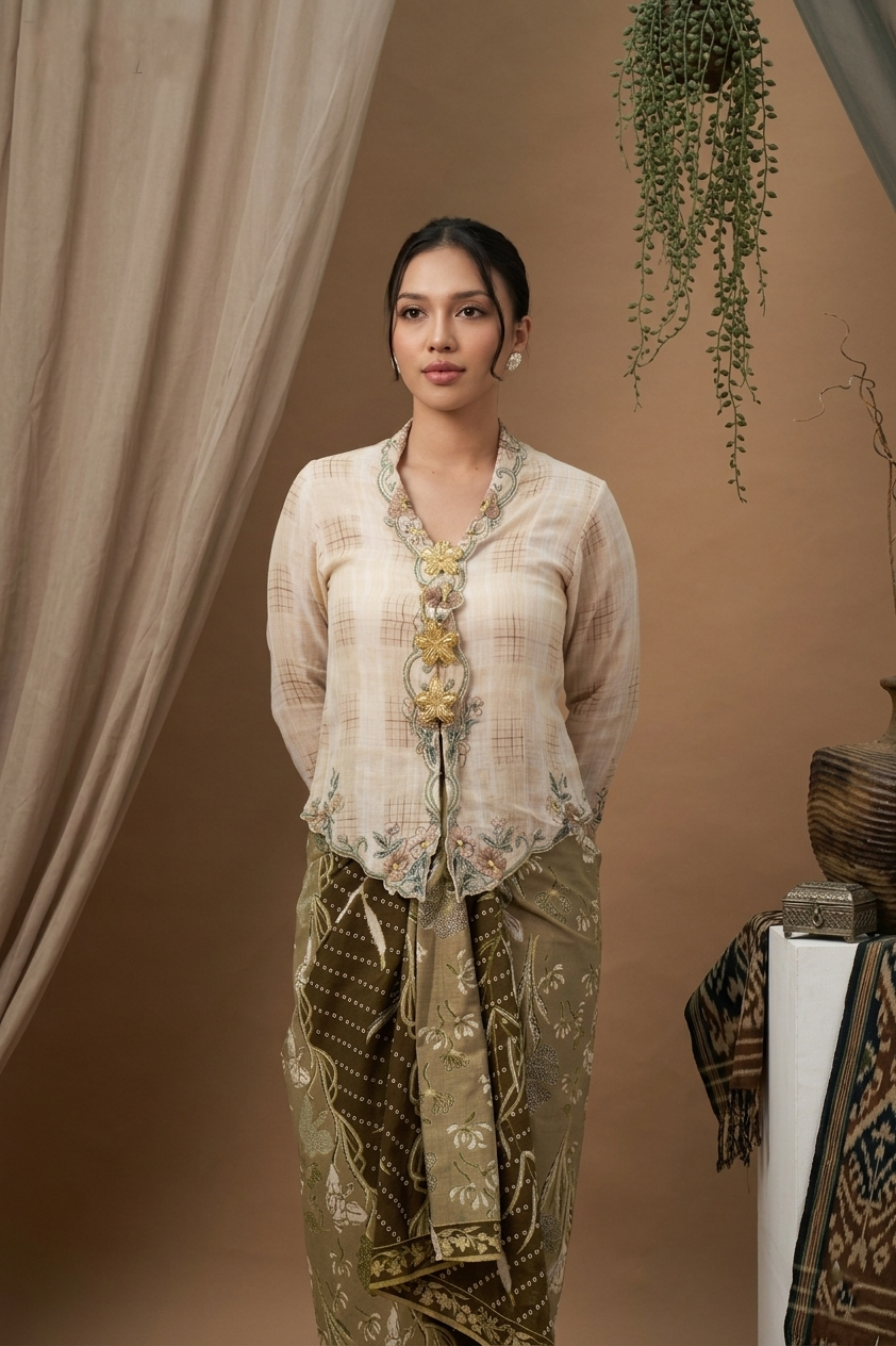 ZAALI - Kebaya Little Hibiscus