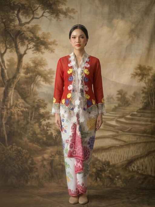 ZAALI - Kebaya Kembang Setaman Lace