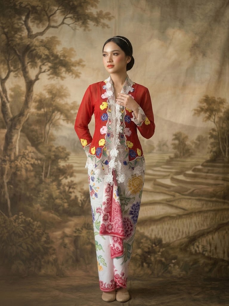 ZAALI - Kebaya Kembang Setaman Lace