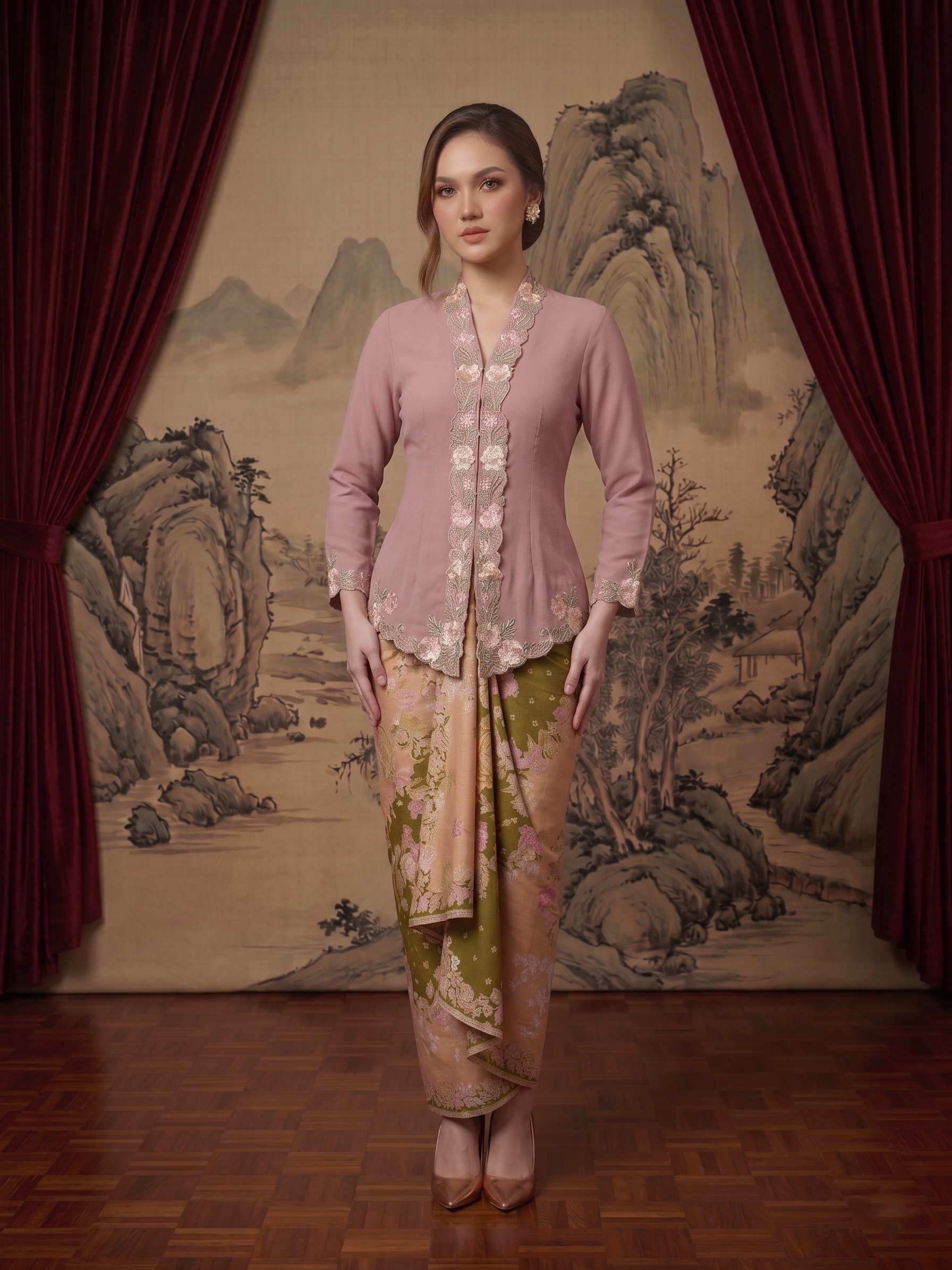 ZAALI - Kebaya Little Hibiscus