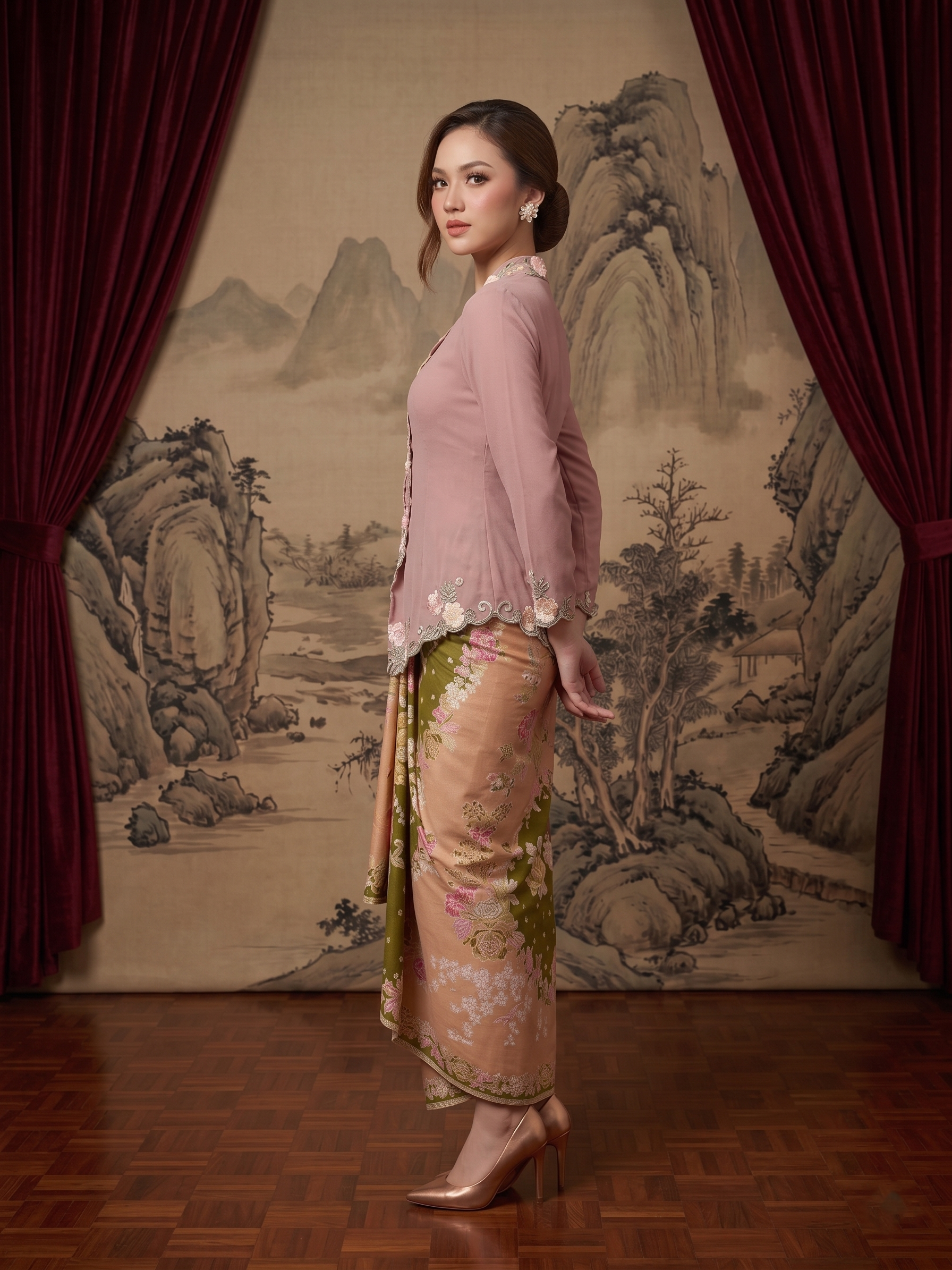 ZAALI - Kebaya Little Hibiscus