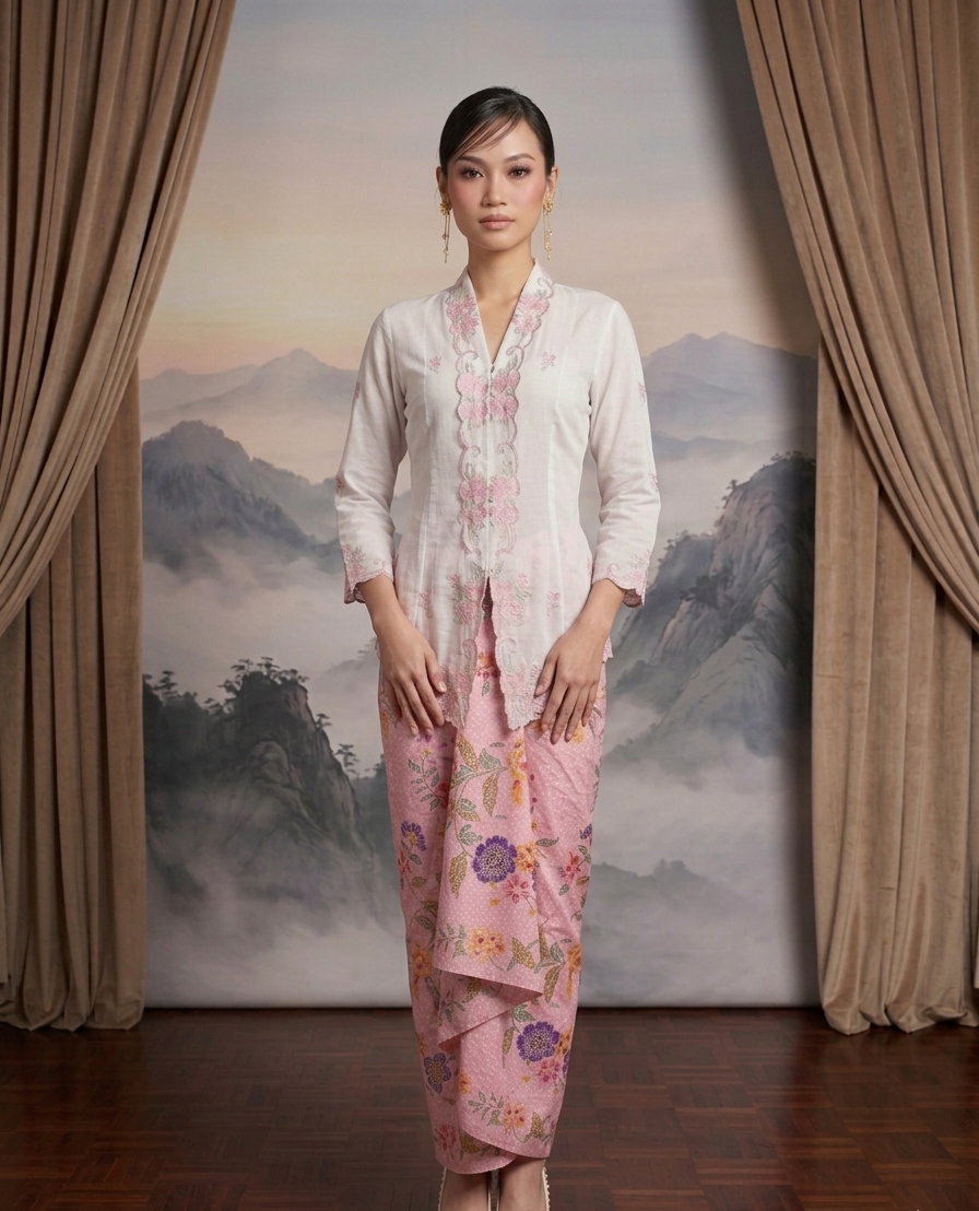 ZAALI - Kebaya Little Hibiscus