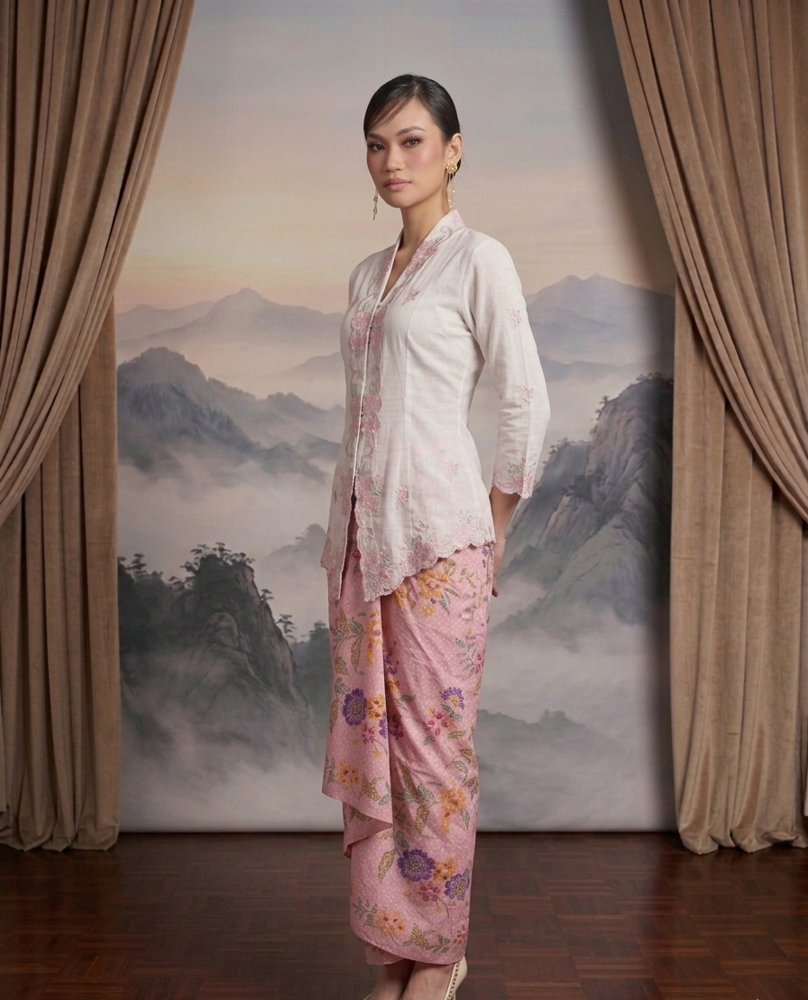 ZAALI - Kebaya Little Hibiscus
