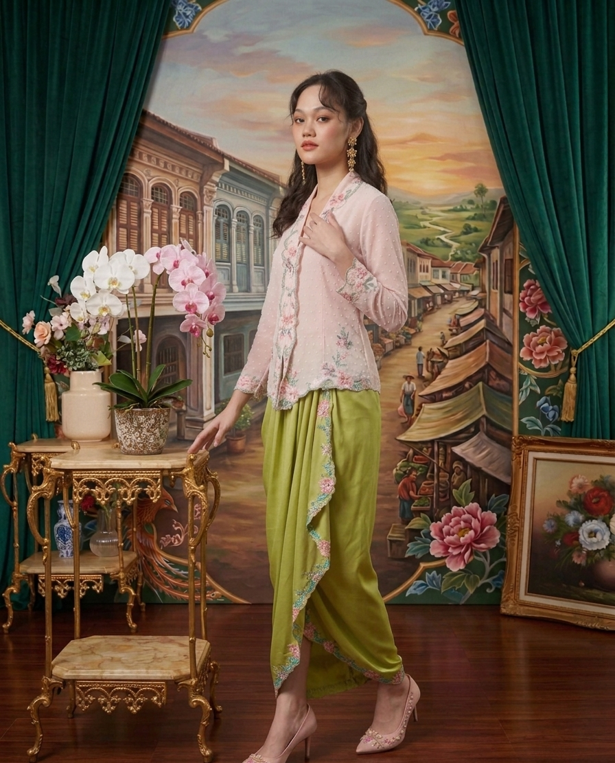 ZAALI - Kebaya Little Hibiscus