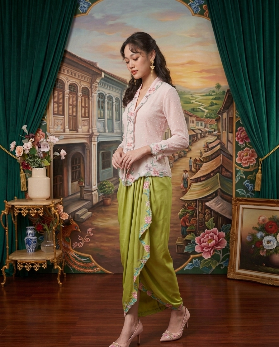 ZAALI - Kebaya Little Hibiscus