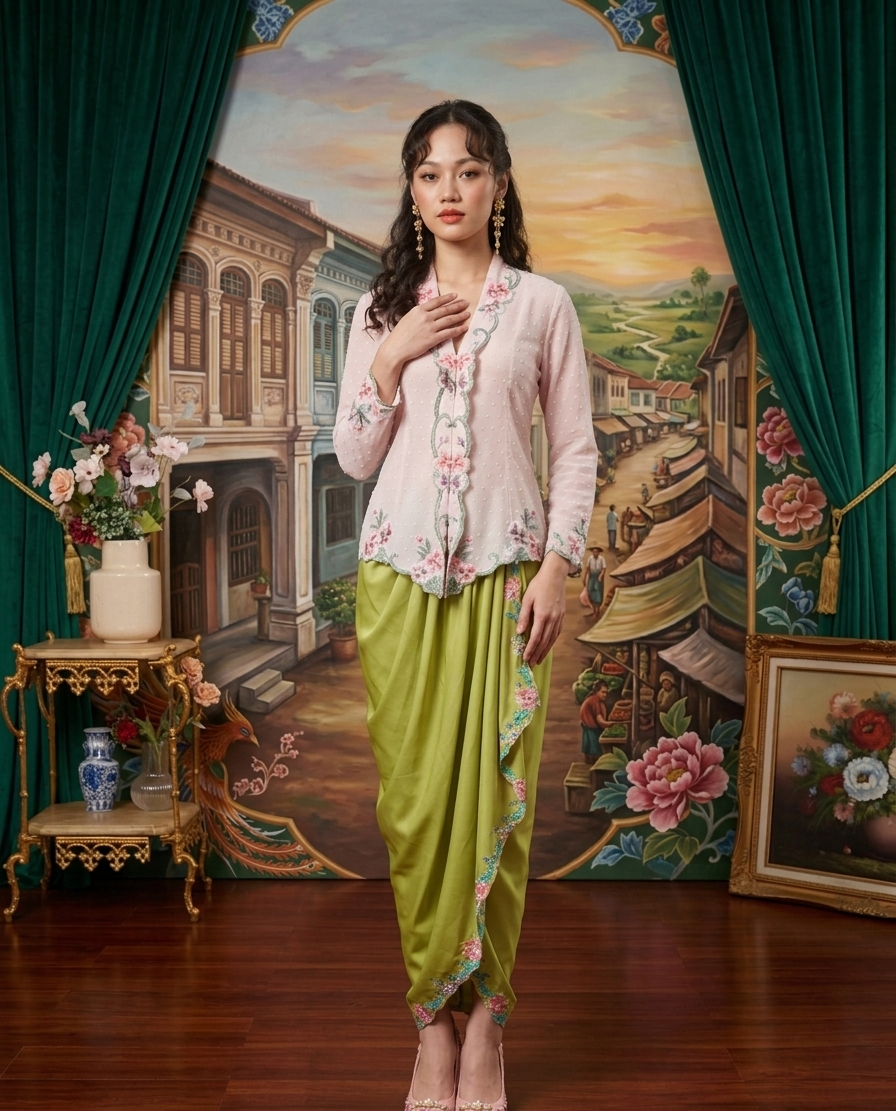 ZAALI - Kebaya Little Hibiscus