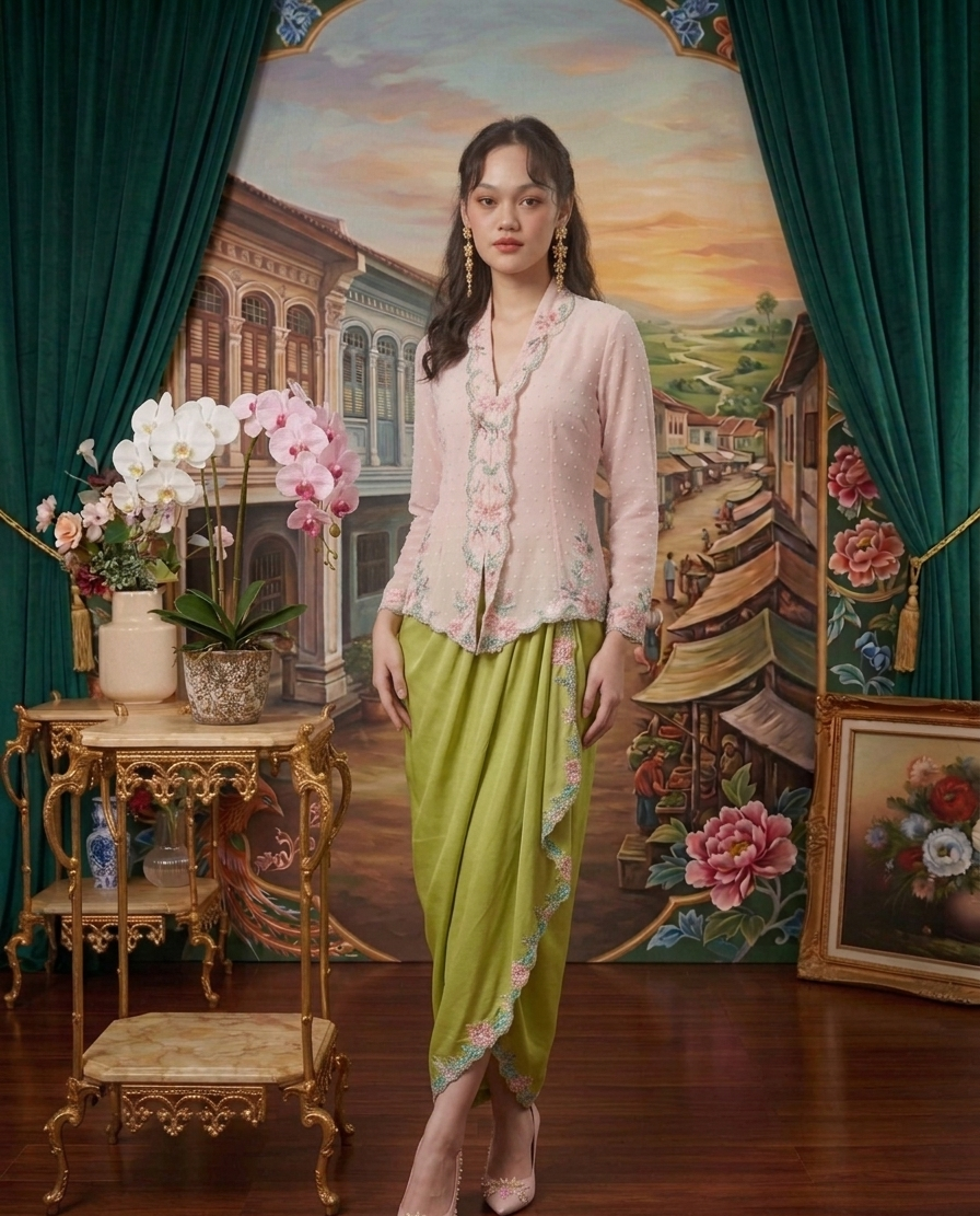 ZAALI - Kebaya Little Hibiscus
