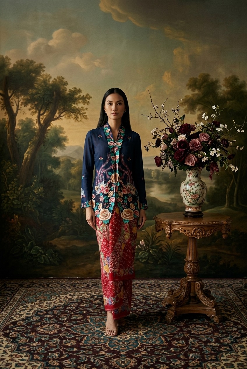 Kebaya Phoenix Vs Dragon