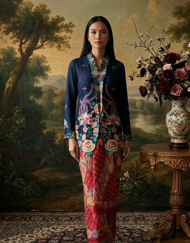 Kebaya Phoenix Vs Dragon