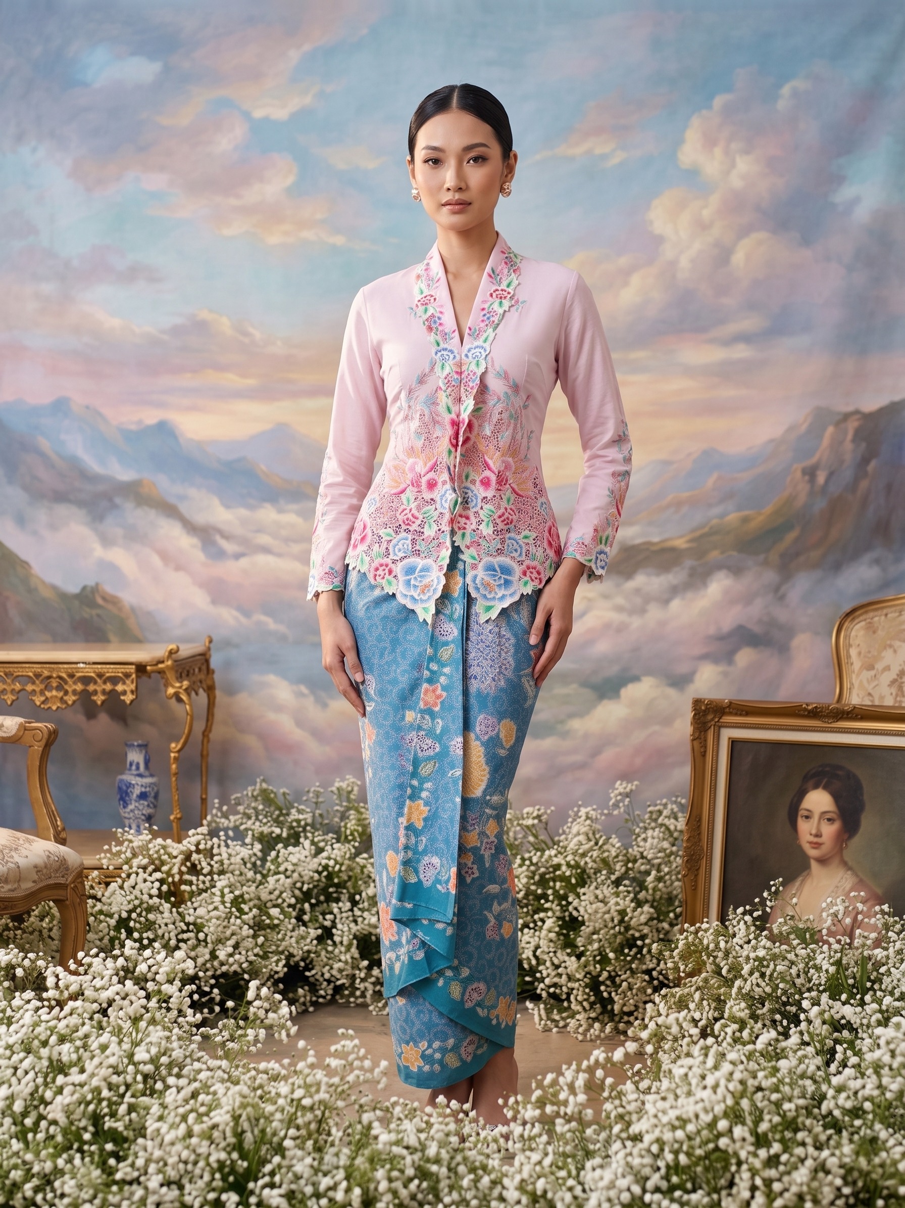 Kebaya Phoenix Vs Dragon